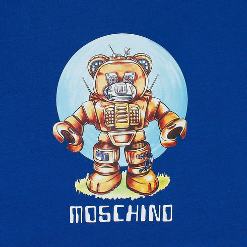 Moschino Robot Blue T-Shirt